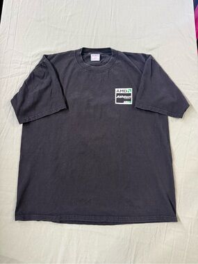 Vintage AMD Computer Technology Shirt Black XL